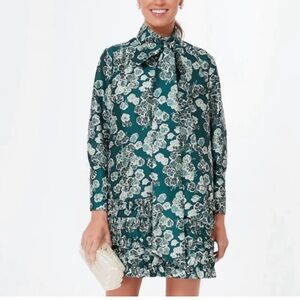 Tuckernuck Green Floral Calypso Cosmos Celia Mini Dress- Size M